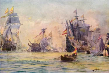 The end of a "Gentleman-adventurer", the "Revenge", captured by Spaniards, 1591